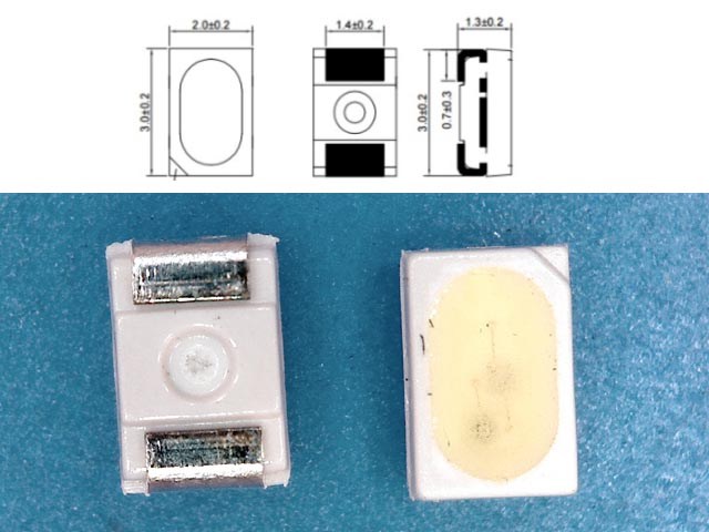 LED podsvit samostatná dioda 3020 3V UNI MSL-2995W