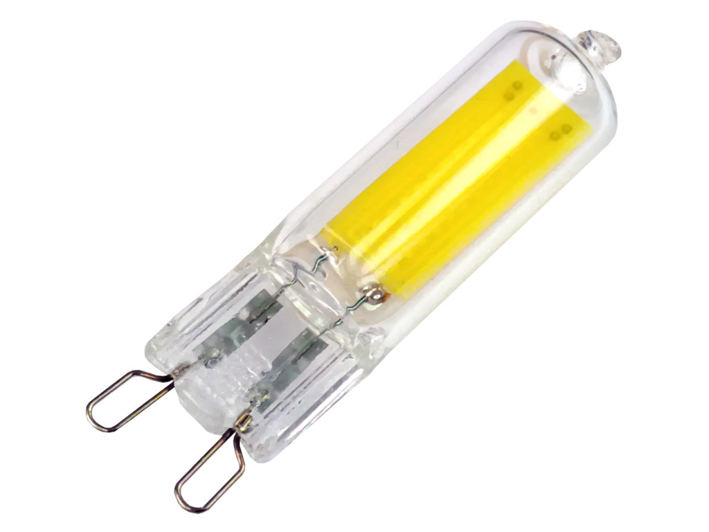 LED žárovka G9 COB 230V 9W studená bíla