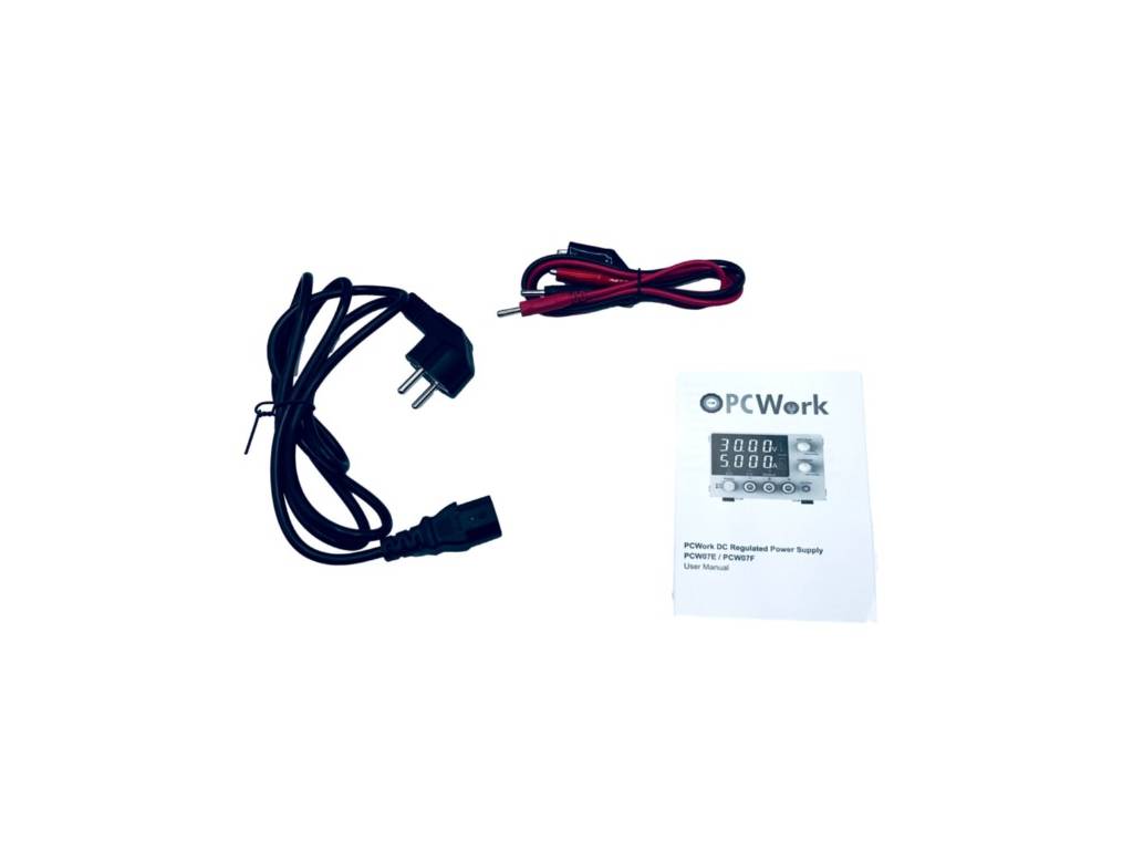 Laboratorní napájecí zdroj PCW07E DC 0–30 V / 0-5 A 150 W s výstupem USB-A a USB-C