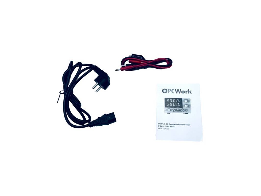 Laboratorní napájecí zdroj PCW07F DC 0–30 V / 0-10 A 300 W s výstupem USB-A a USB-C
