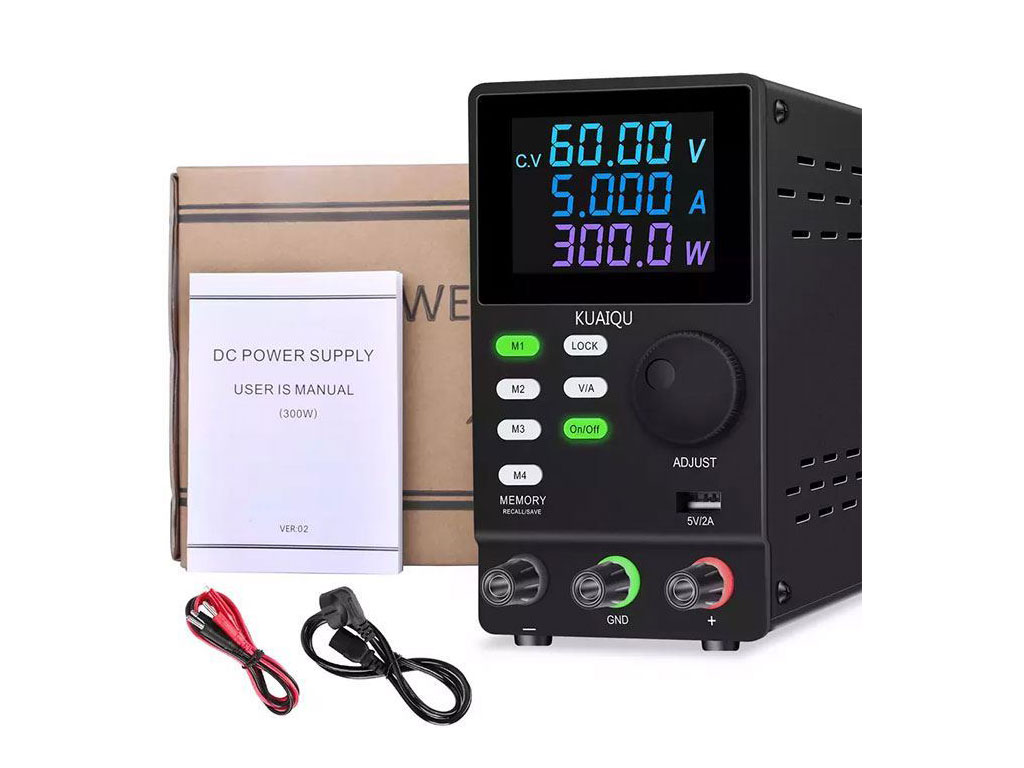 Laboratorní zdroj KUAIQU SPPS605D 0 - 60V / 0 - 5A, programovatelný