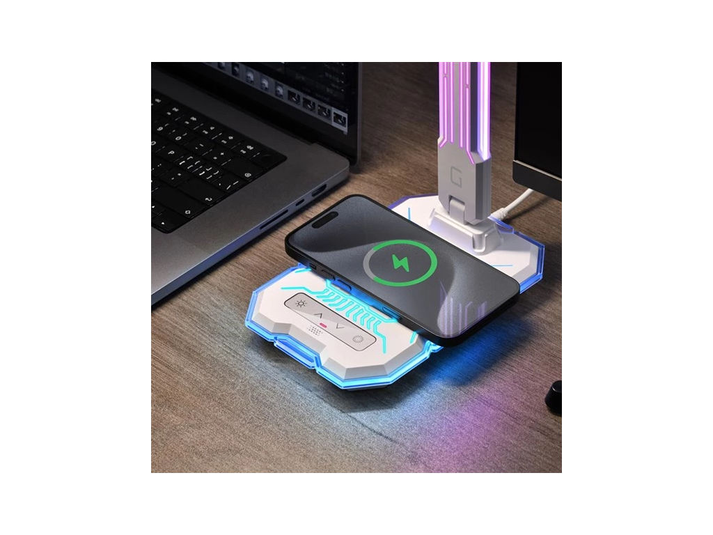 Lampa stolní GETI GTL106W s RGB podsvícením