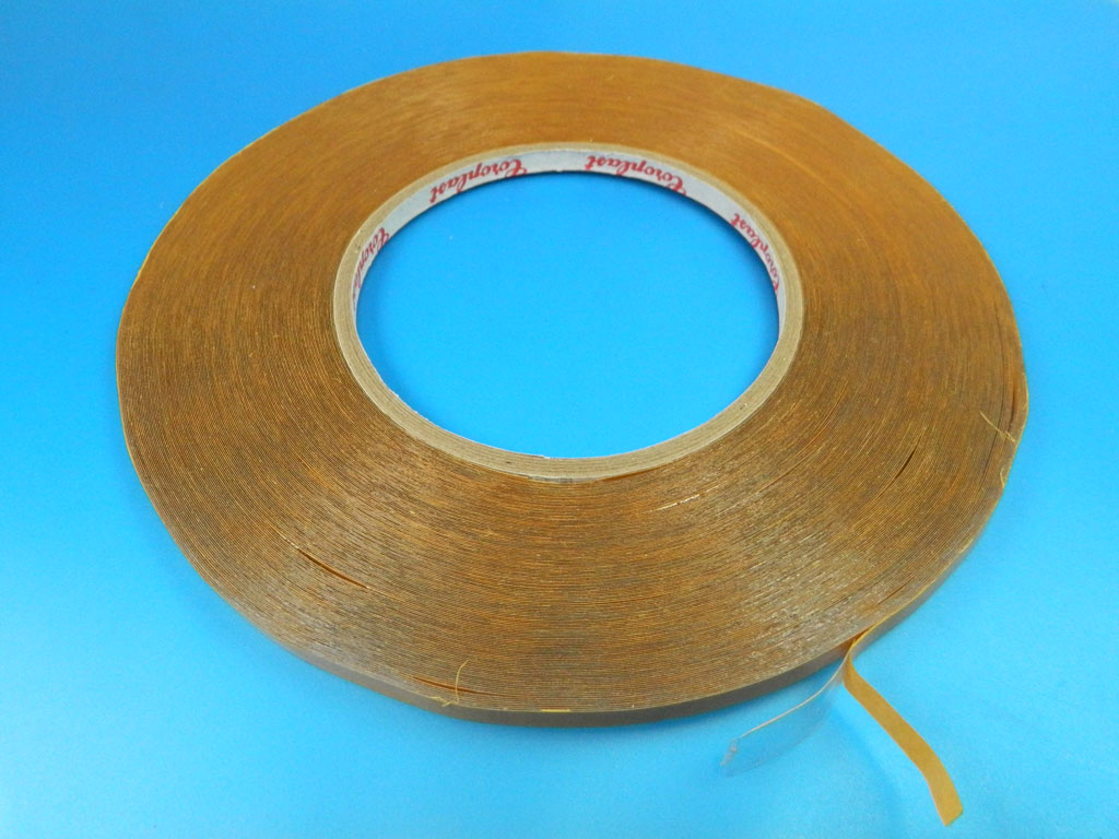 Lepící páska silikonová teplovodivá samolepící oboustranná, šíře 5mm, síla 0,2mm, návin 50m