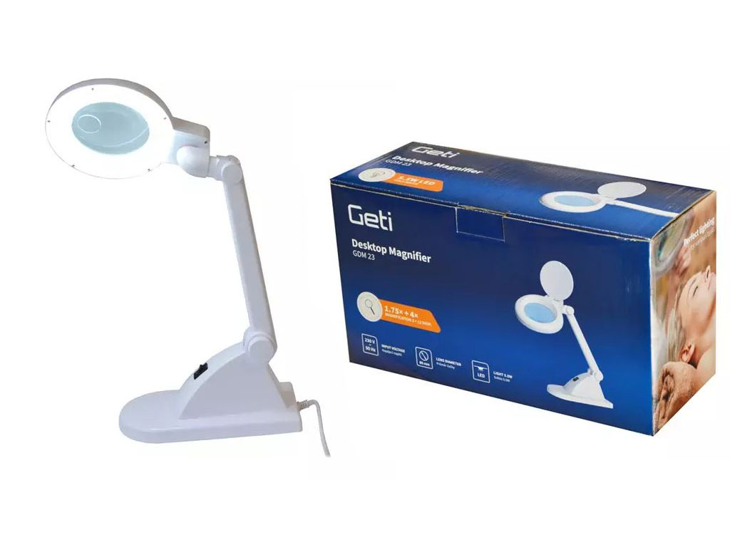 Lupa stolní LED Geti GDM 23