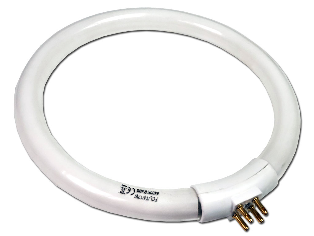 Lupa  stolní - náhradní kruhová zářivka T4 / 12W - vnitřní průměr 112mm, vnější průměr 137mm