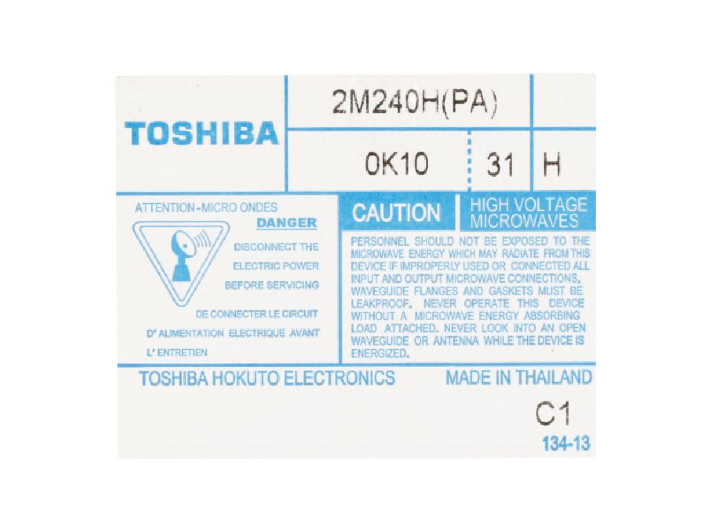 MW Magnetron 2M240H (PA)     850 W