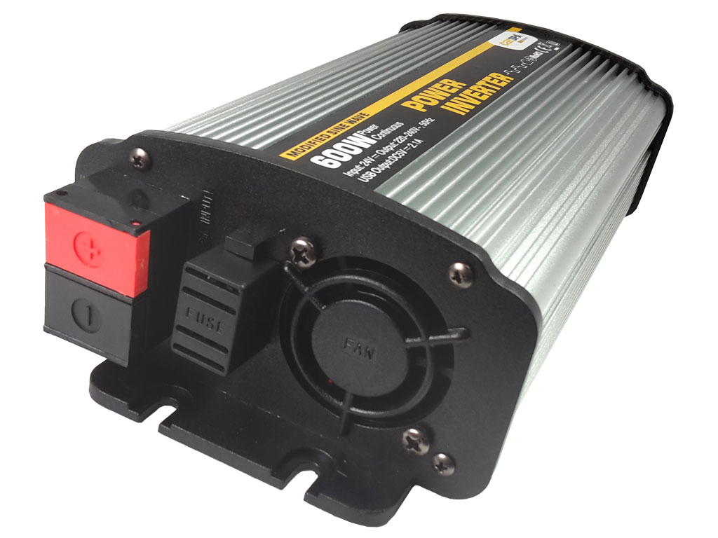 Měnič napětí z 24V / 230V 600W CARSPA modifikovaná sinusovka USB