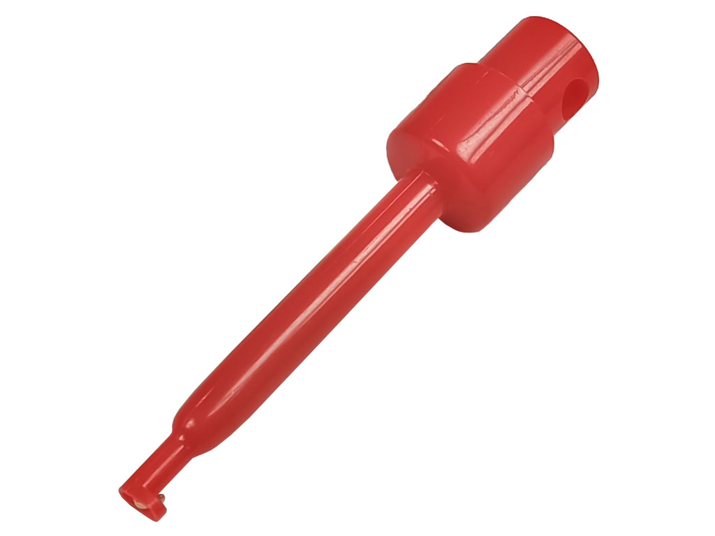 Měřicí hrot s háčkem - červený  ICC16A-R