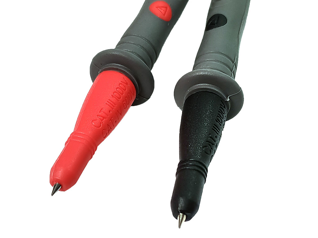 Měřicí šňůry banánek - hrot,  sada 2ks,  PeakTech TKS4 1000V/10A CAT III délka 120cm