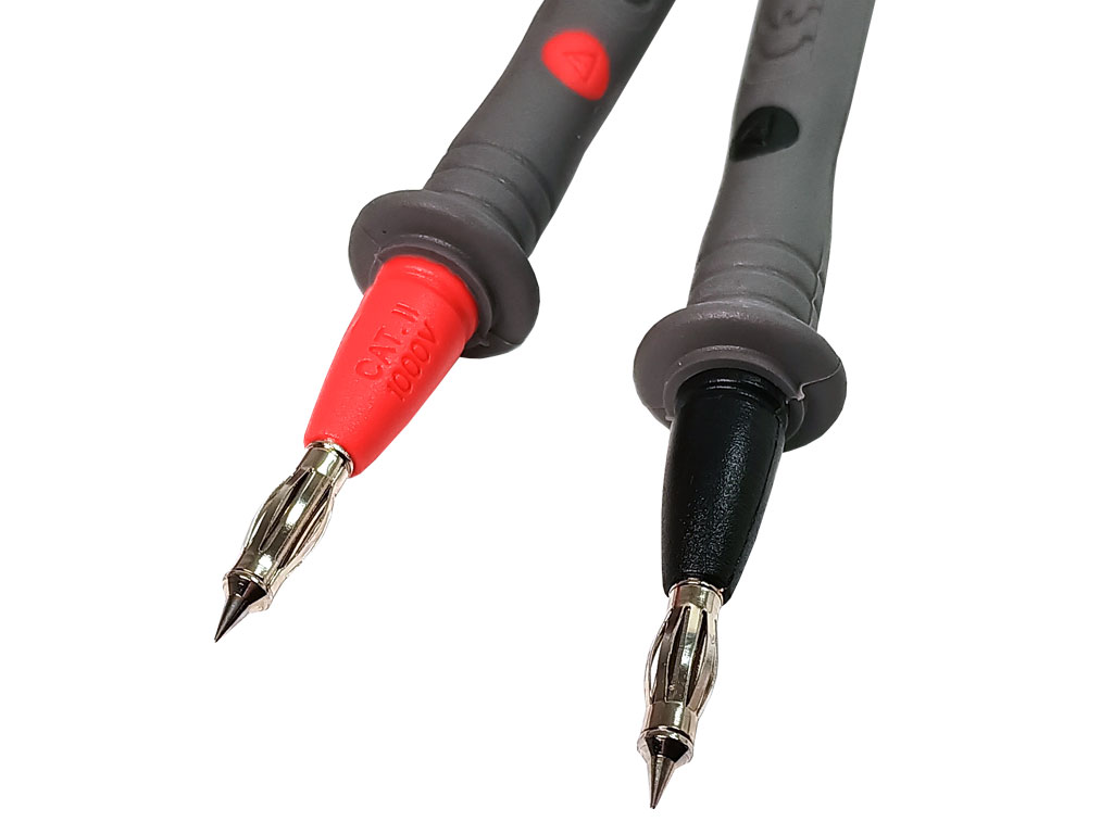 Měřicí šňůry banánek - hrot,  sada 2ks,  PeakTech TKS4 1000V/10A CAT III délka 120cm