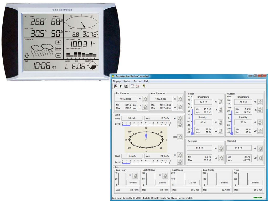 Meteorologická stanice WH1080 (meteostanice)