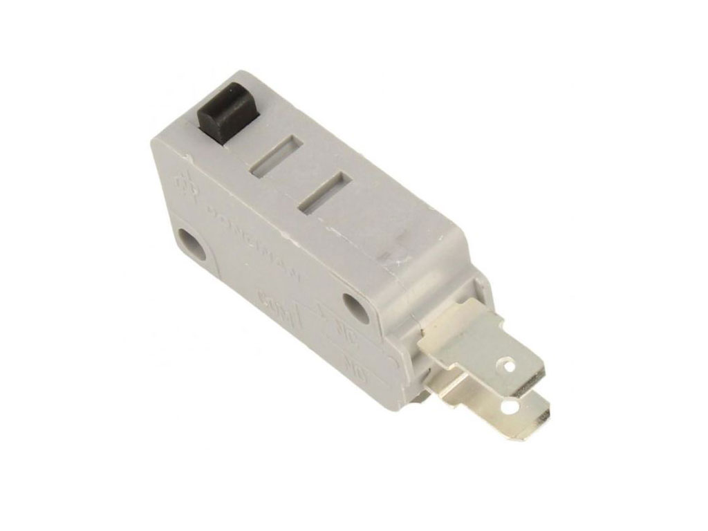 Mikrospínač mikrovlnné trouby 16A 250V, 3 vývody faston 