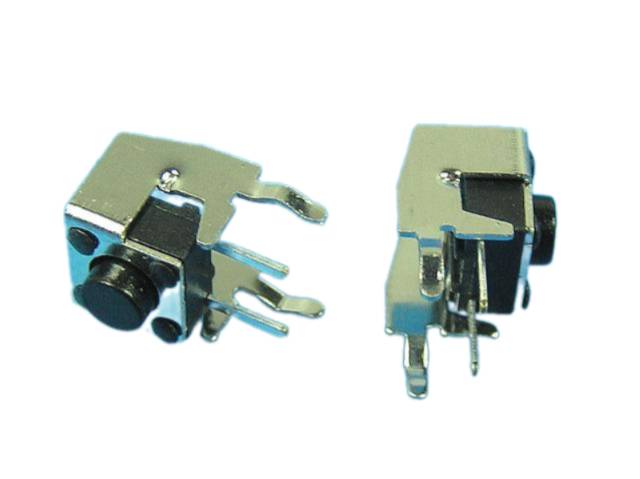Mikrotlačítko 6 x 6mm - 5mm výška,  na stojato