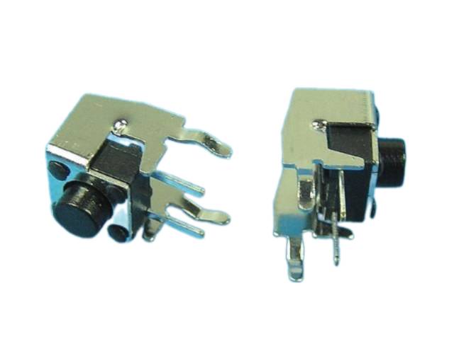 Mikrotlačítko 6 x 6mm - 7mm výška,  na stojato