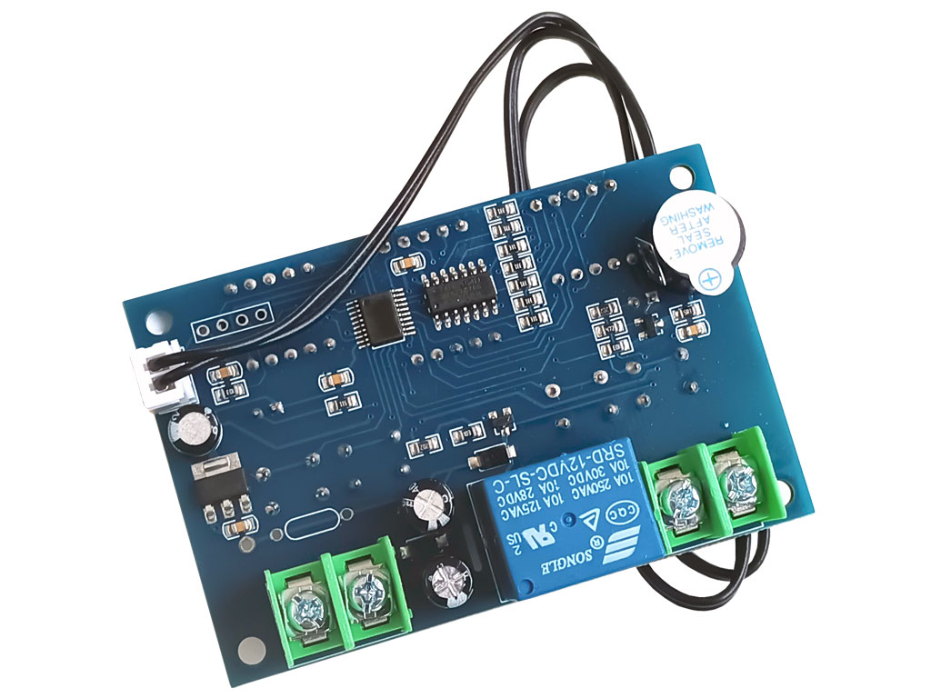 Modul digitální termostat W1401 panelový -9°C  /  +99°C napájení 12V