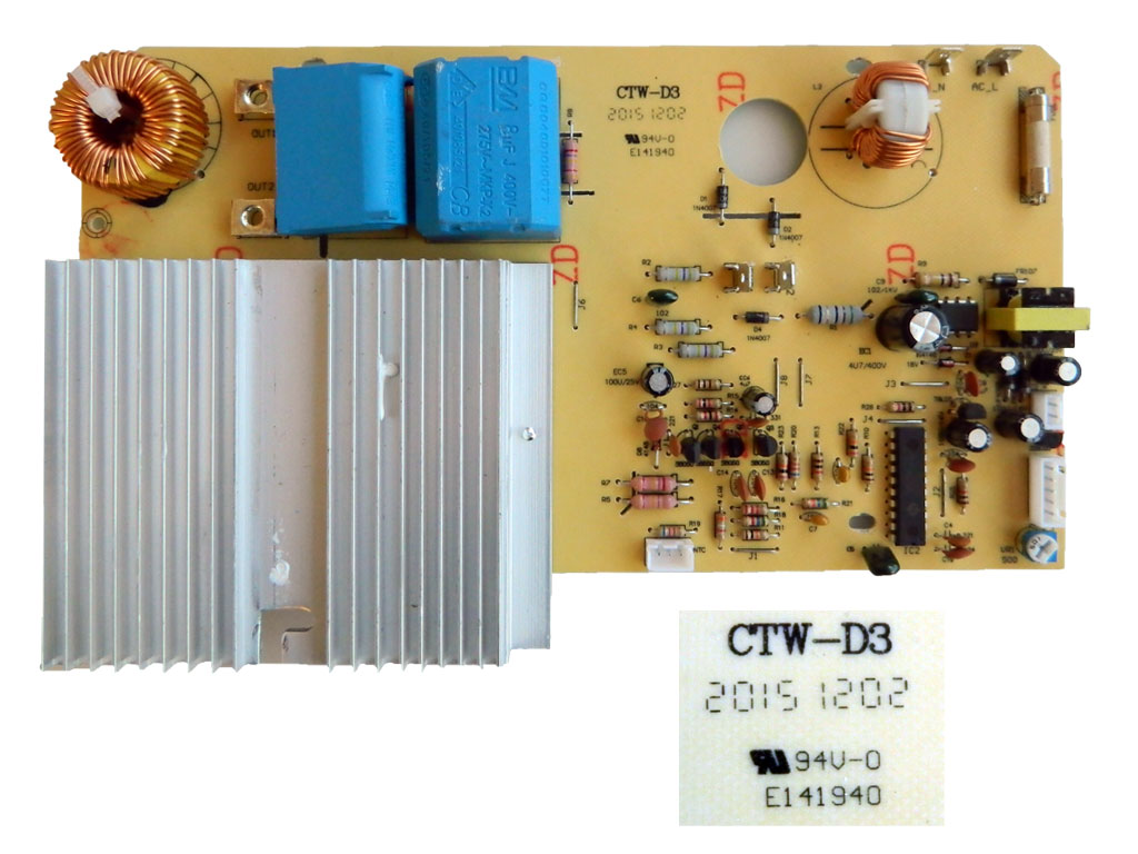 Modul elektroniky indukčního vařiče / invertor plotny CTW-D3 E141940  