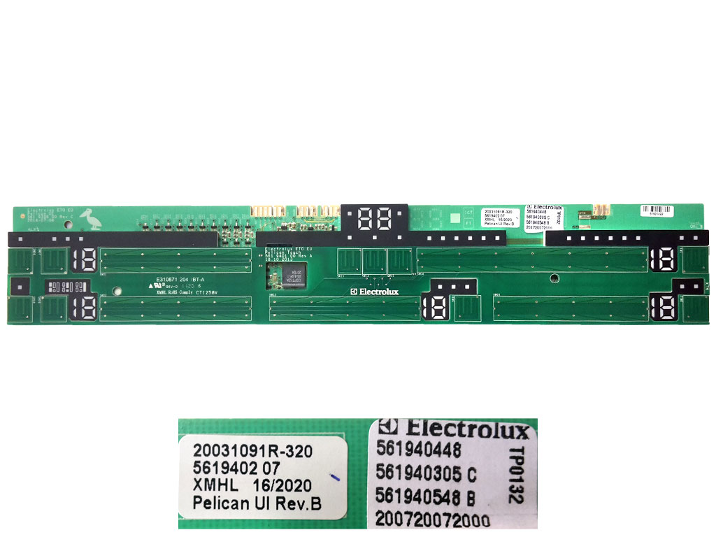 Modul elektroniky ovládání indukční varná deska AEG IKE85471FB