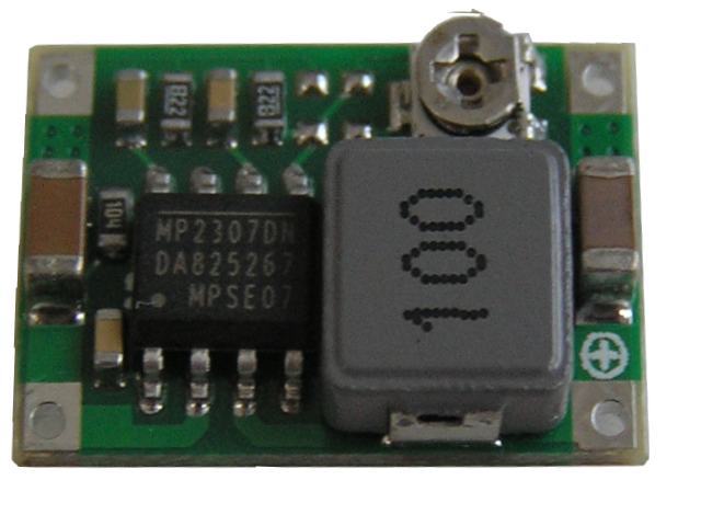 Modul nastavitelného zdroje  STEP-DOWN 1,0 - 17V / 0,7A (2A)  supermini, univerzální použití