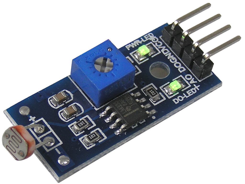 Modul senzoru světla s nastavitelnou úrovní sepnutí 