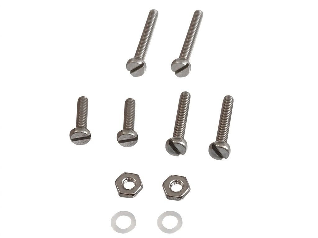 Montážní sada pro MM gramofonové přenosky M2.5 – zlaté šroubky 10 mm a 14 mm