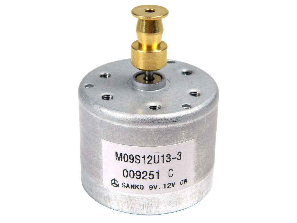 Motor gramofonu 12V CW pravotočivý velký - Sankyo CCM09-120R2-9 