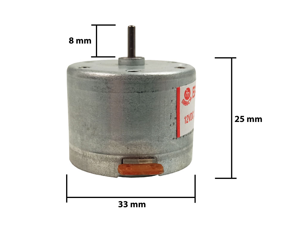 Motor magnetofonu 12V CCW levotočivý EG-530AD-2B Mabuchi