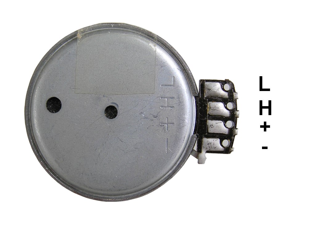 Motor magnetofonu 12V  CW pravotočivý Sharp SHU2R dvourychlostní