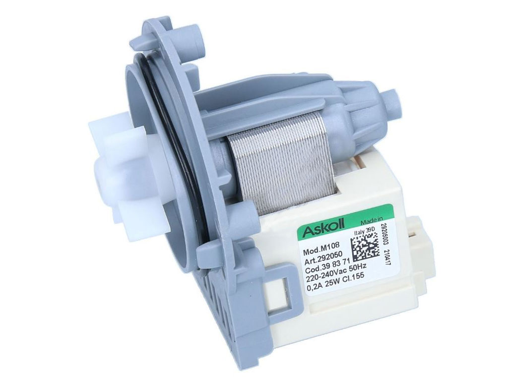 Motorek vypouštěcího čerpadla pračky 398371 HISENSE / GORENJE, originál