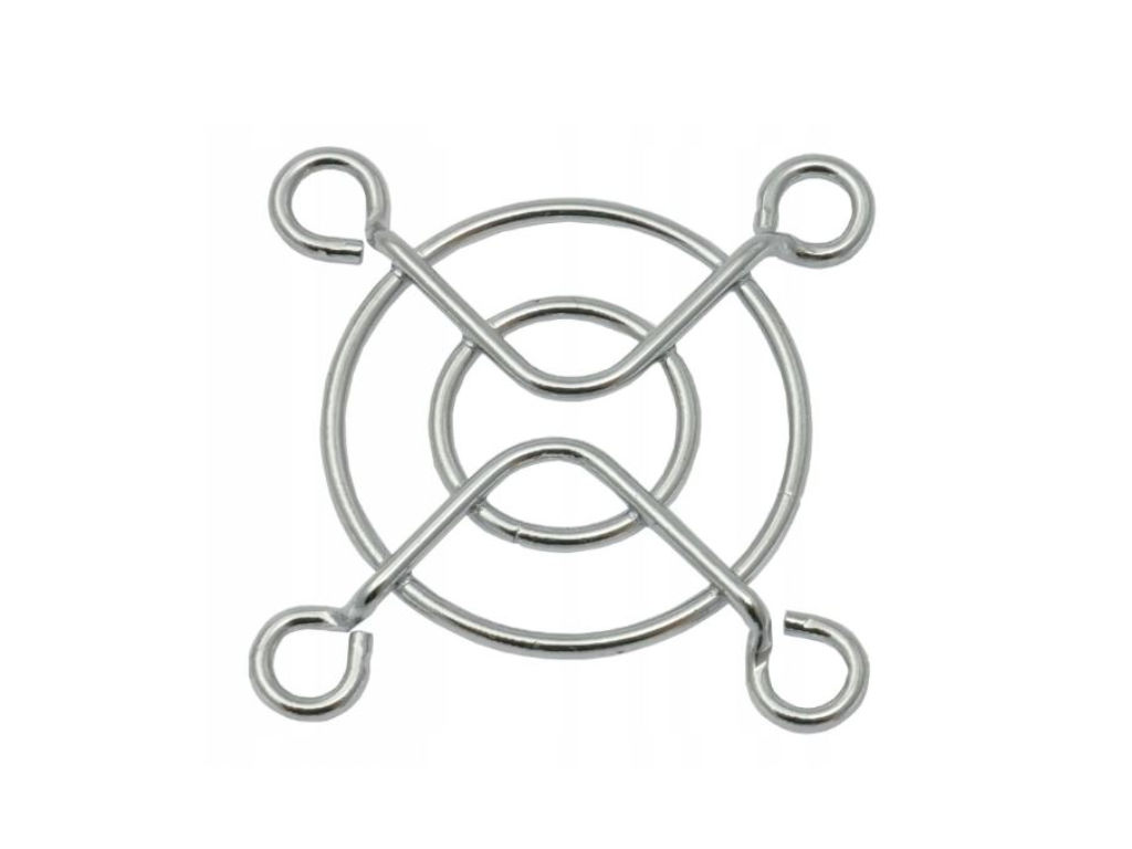 Mřížka ventilátoru, kovová 40 x 40 mm, FG-04