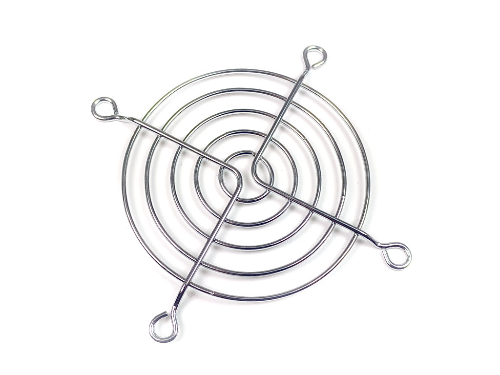 Mřížka ventilátoru, kovová 80 x 80 mm, FG-08