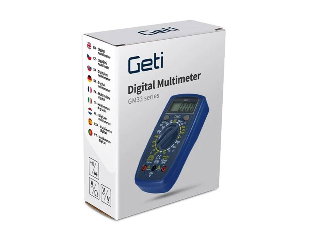 Multimetr GETI GM33A