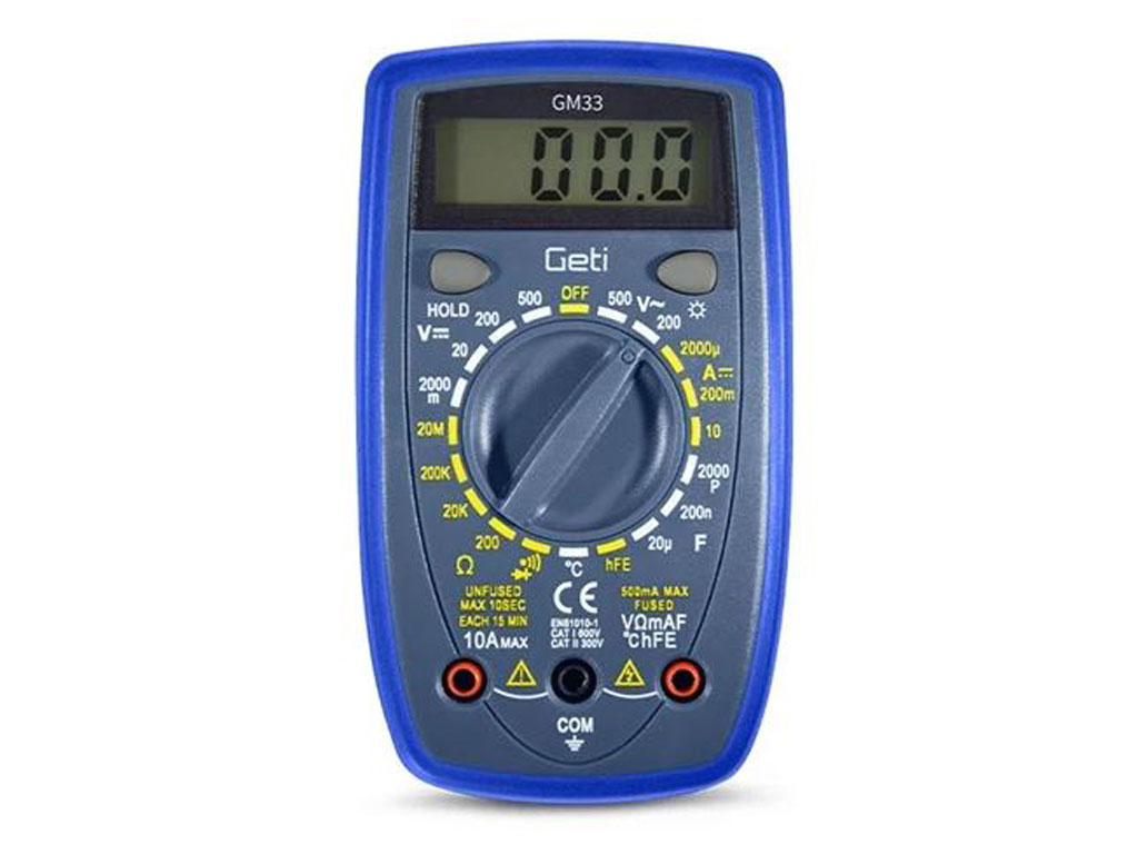 Multimetr GETI GM33C