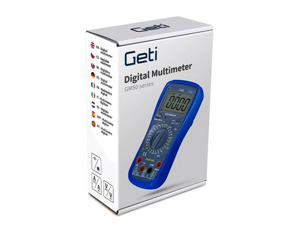 Multimetr GETI GM50C