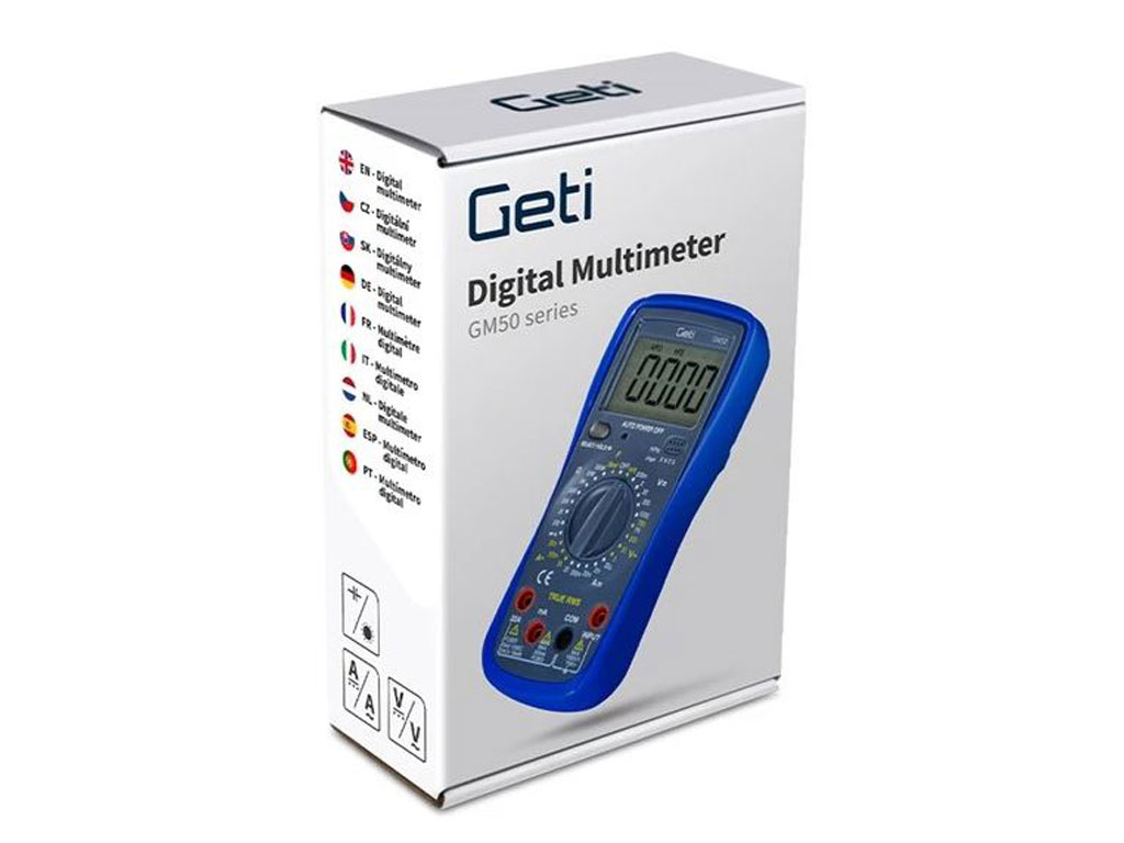 Multimetr GETI GM50G