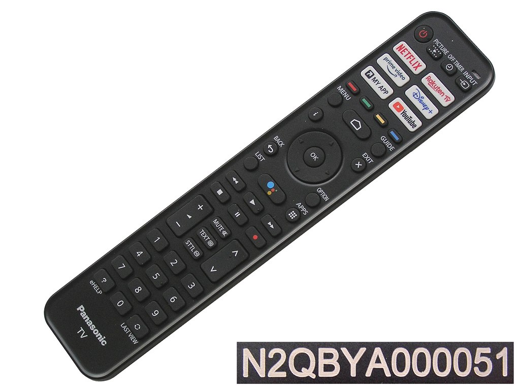 N2QBYA000051 Dálkový ovladač PANASONIC originální, model R3PA265
