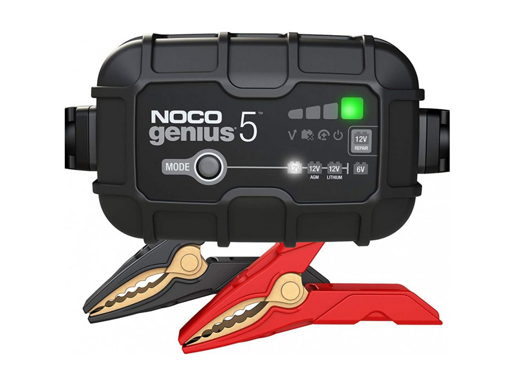 Nabíječ akumulátorů NOCO GENIUS 5, pro 6V a 12V akumulátory, 5A 