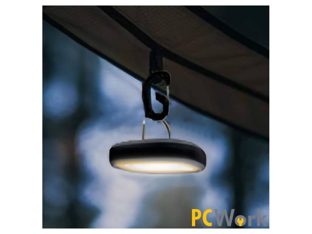 Nabíjecí LED kempingová svítilna PCW12J 450 lm s powerbankou, USB-C, IPX4