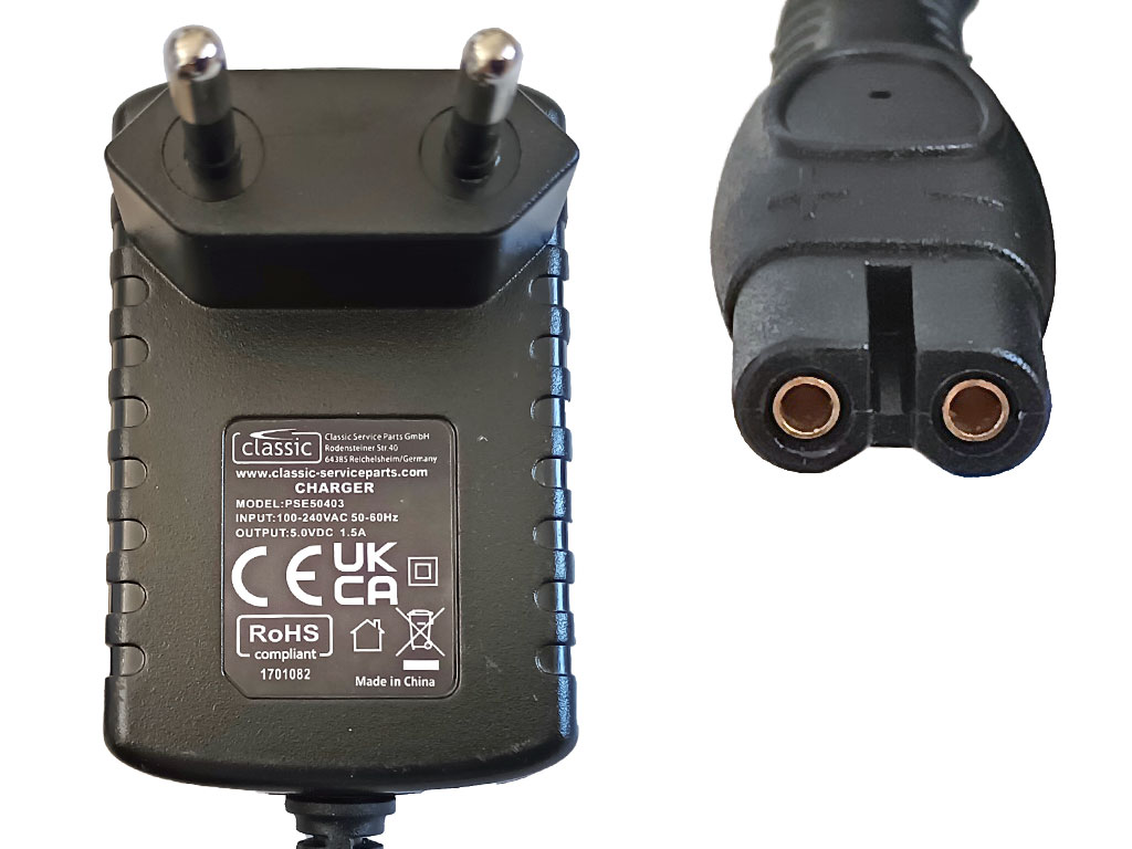 Nabíjecí adaptér pro přístroje péče o tělo PHILIPS 5V / 1.5A PSE50403 EU