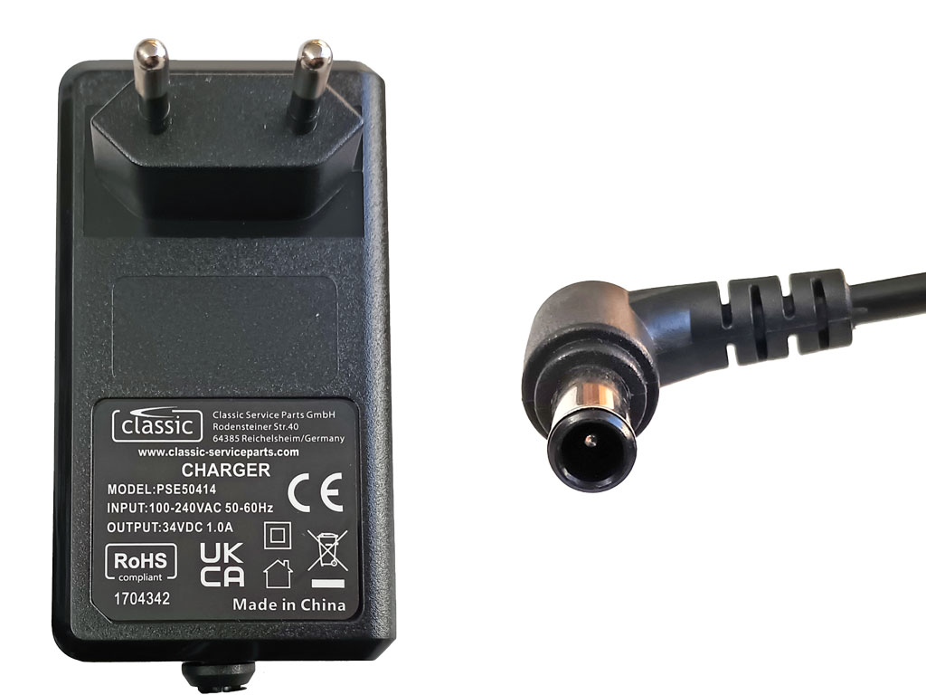 Nabíjecí adaptér pro vysavač  PHILIPS 34V / 1.0A PSE50414 EU