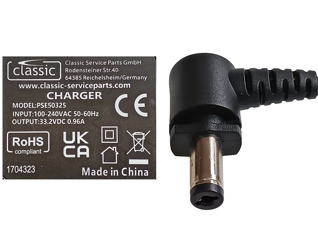 Nabíjecí adaptér pro vysavač  SHARK 33.2V / 0.96A PSE50325 EU