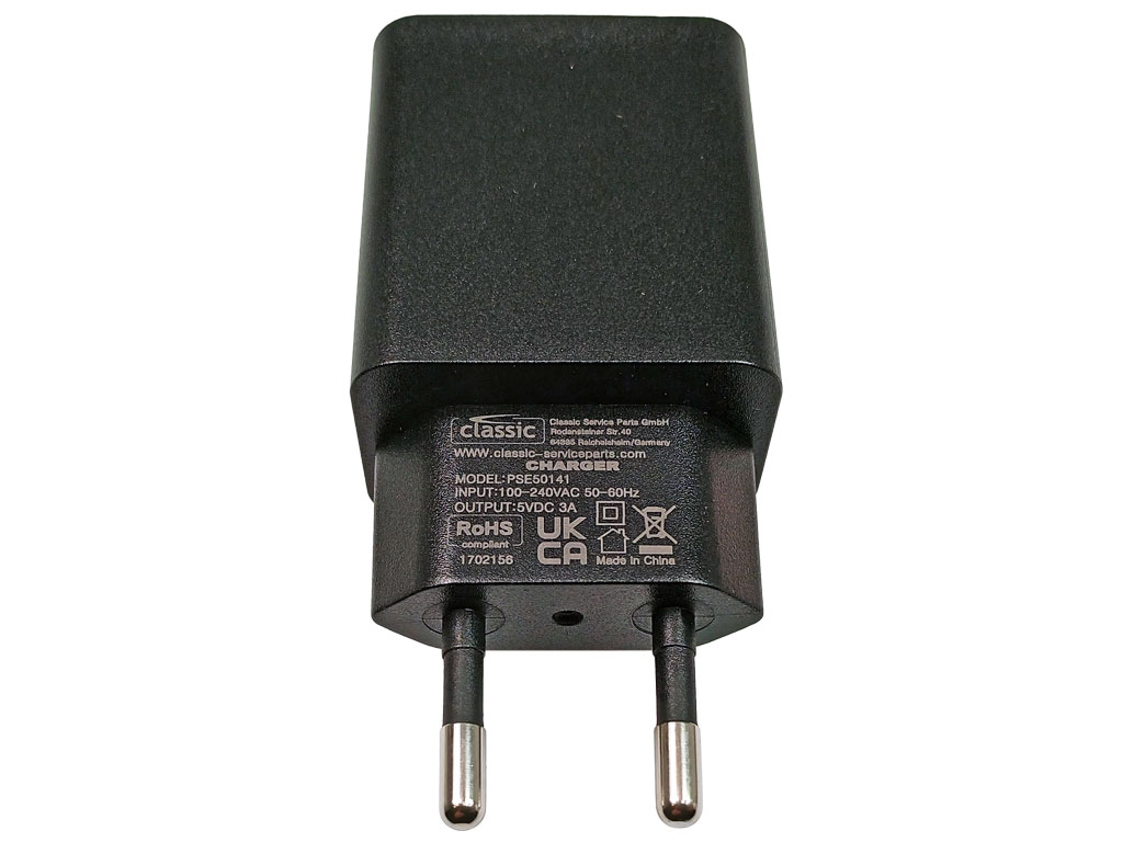 Nabíječka USB univerzální, 1 x USB2.0 5V / 3.0A 15W 