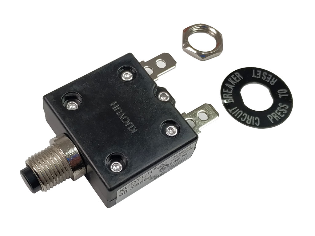 Nadproudový tepelný jistič 6A / 250V AC