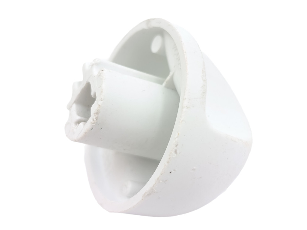 Náhradní knoflík ke sporáku Mora 2430, 3428, 3471, 3454, ovládací knoflík přepínače trouby + termostatu, bílý 