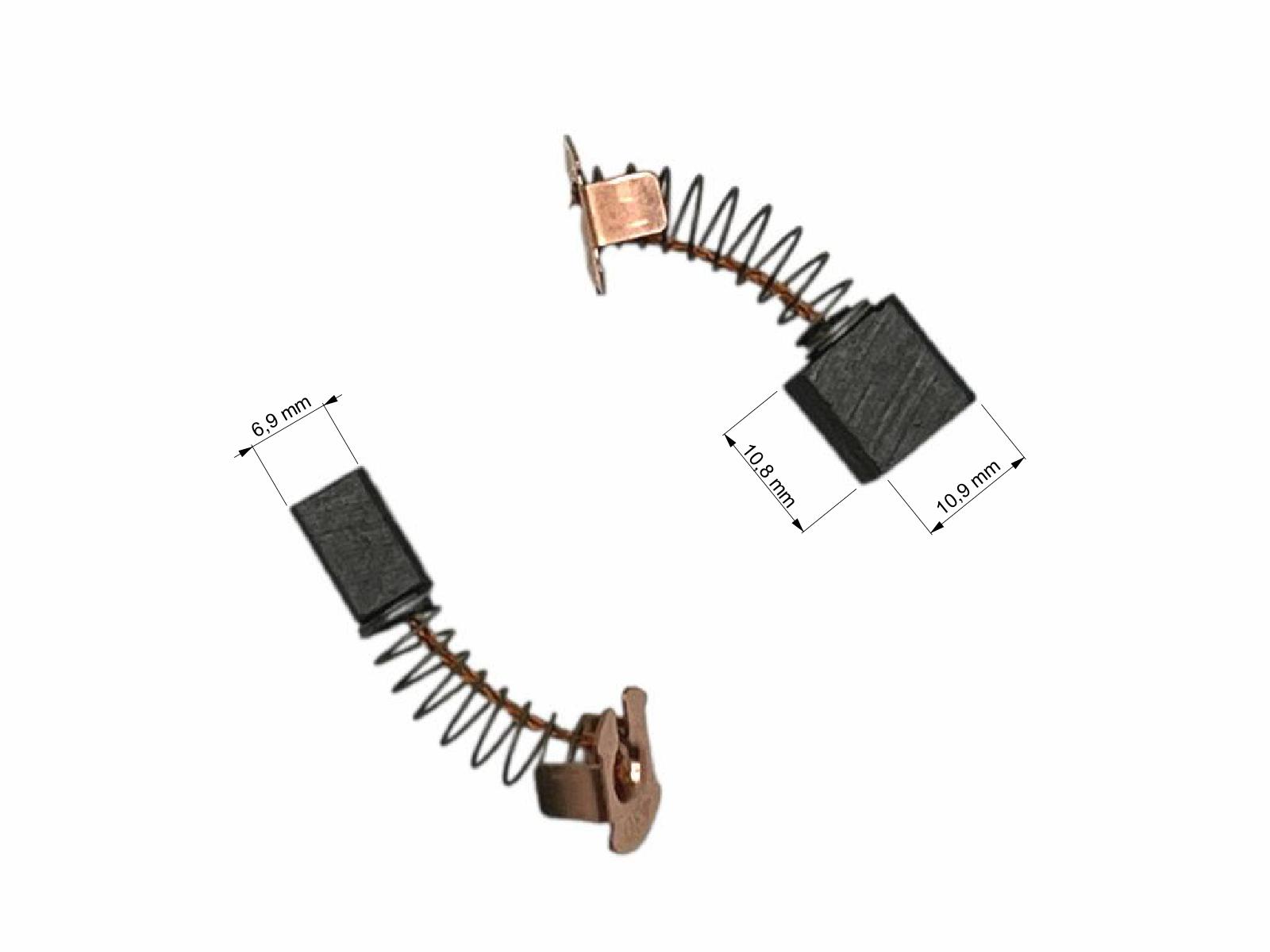 Náhradní uhlíky Makita 6.9 x 10.8 x 10.8 mm, sada 2ks, Makita CB441, 194435-6, uhlíky do elektromotorů