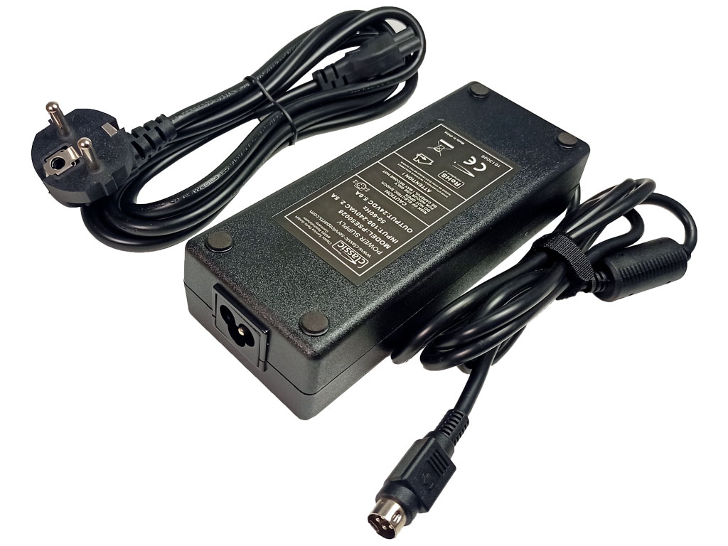 Napaječ k TV LCD  24V / 5.00A EDAC EA11203B (náhradní napájecí zdroj) 4 pin