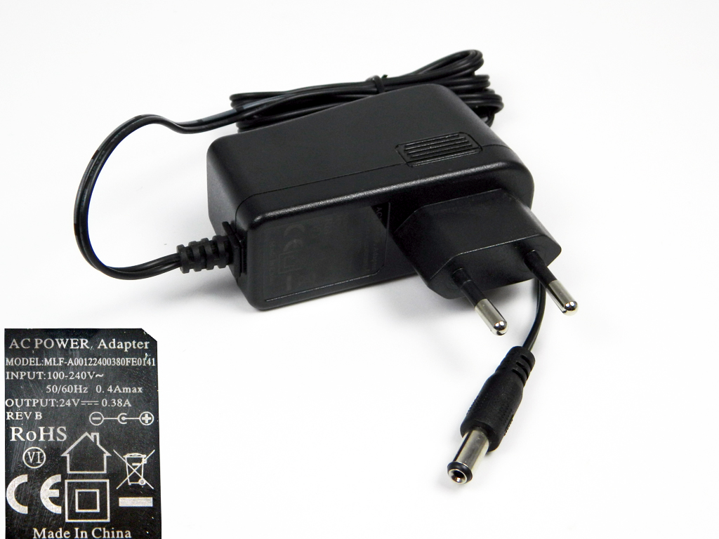 Napaječ pro spotřební elektroniku 24V 0,38A, AC adapter
