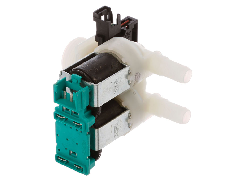 Napouštěcí ventil dvoucestný s průtokoměrem praček Bosch Siemens -  náhrada