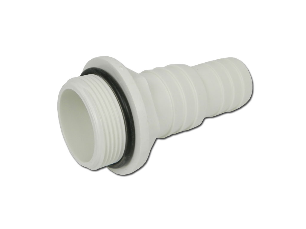 Nástavec hadicový rovný ABS  32/38-11/2", vnější závit, redukovaný