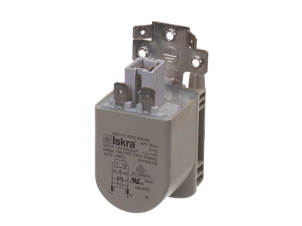 Odrušovací filtr, kondenzátor pračky 00623842 BOSCH / SIEMENS