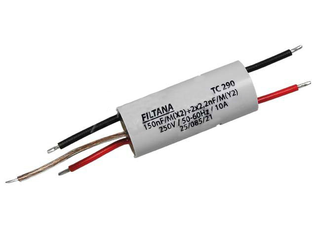 Odrušovací kondenzátor TC290 oboustranné vývody ETA 0982 00020